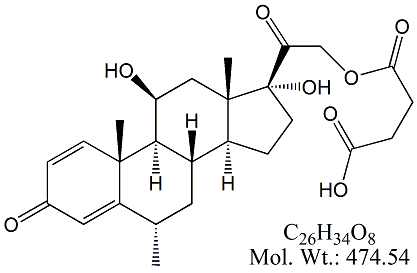 Methylprednisolone Hydrogen Succinate